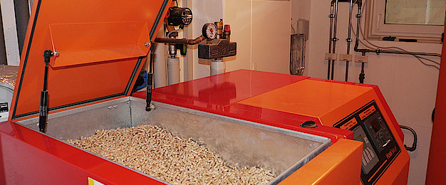 Pelletheizung bei Elektro Reich KG in Groß-Umstadt