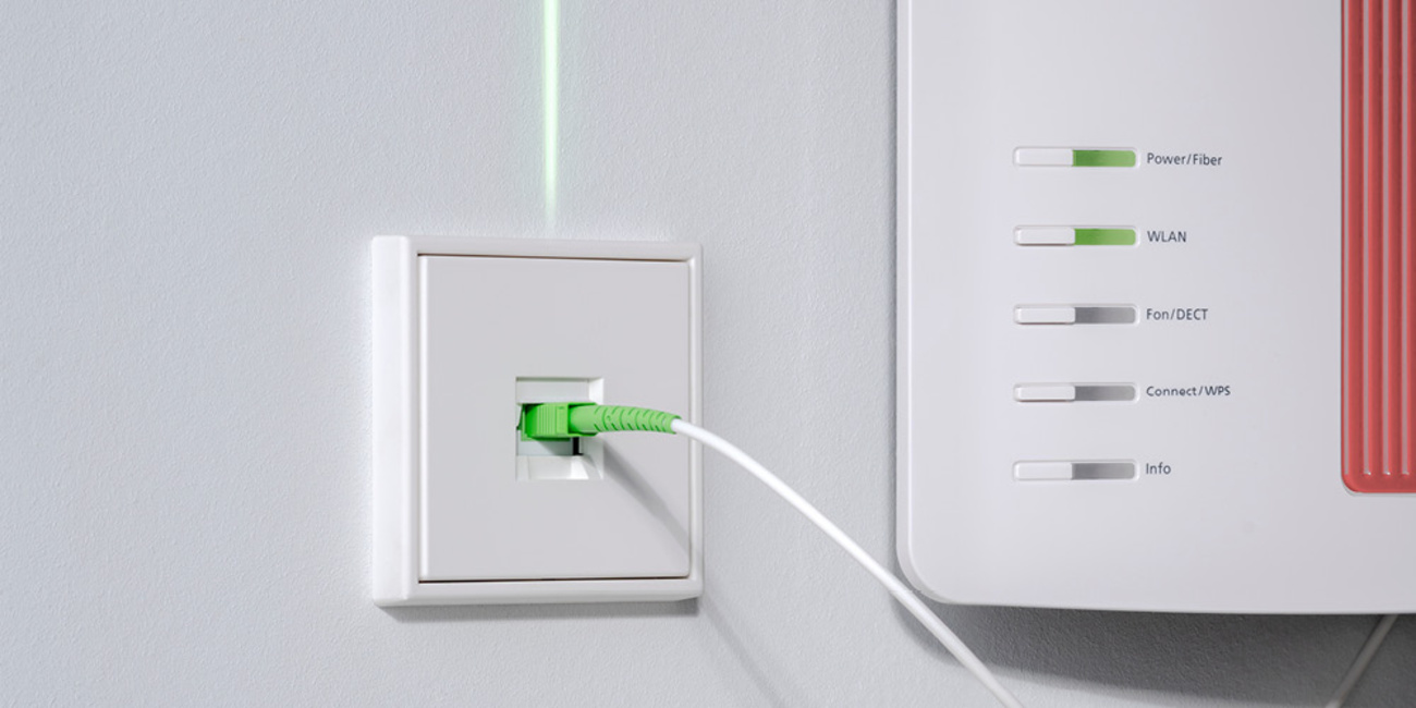 Die neuen Glasfaser-Anschlussdosen bei Elektro Reich KG in Groß-Umstadt